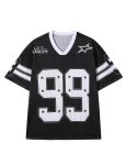 Oversized Tshirts for Men Women Graphic Tees Y2k Tops Jersey Shirts V Neck Short Sleeve Summer Fashion Clothes