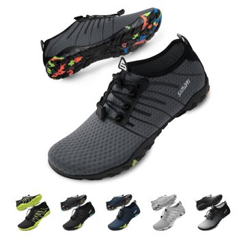 SIMARI Water Shoes for Women Men – Barefoot Quick-Dry Aqua Socks | Lightweight Swim Shoes for Surfing, Swimming, Beach Sports, Kayaking, Diving | Non-Slip Design