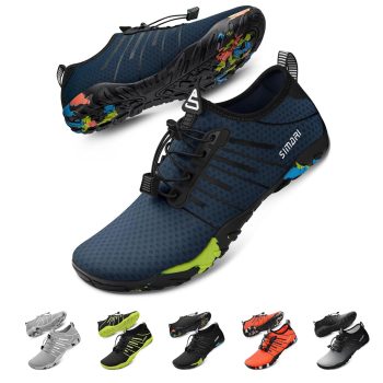 SIMARI Water Shoes for Women Men – Barefoot Quick-Dry Aqua Socks | Lightweight Swim Shoes for Surfing, Swimming, Beach Sports, Kayaking, Diving | Non-Slip Design