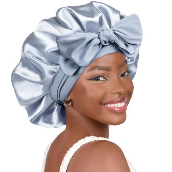 YANIBEST Adjustable Satin Bonnet for Sleeping Women Double Layer Hair Wrap Reduce Friction Prevent Frizz Natural Curly Hair