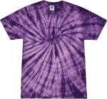 Colortone Spider Tie Dye T-Shirts for Men and Women – Unisex Short Sleeve Tie-Dye T Shirts for Adults
