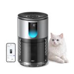 DREO Smart Pet Air Purifier 539AS, Home 3-Stage HEPA Air Cleaner with Wi-Fi/Voice/Alexa, Smoke, Dust, Pollen, Odor, PM2.5 Quality Monitor, 4 Fan Speeds & Auto/Turbo/18dB Quiet…