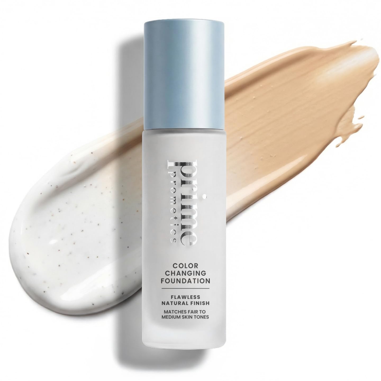 Prime Prometics Color Changing Foundation for Mature Women | Instantly Adapts to Your Skin Tone, Buildable Light-to-Medium Coverage, 12-Hour Wear, Natural Dewy Finish,... Prime Prometics Color Changing Foundation for Mature Women | Instantly Adapts to Your Skin Tone, Buildable Light-to-Medium Coverage, 12-Hour Wear, Natural Dewy Finish,...