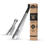 2 Pack Metal Shoe Horn Long Handle for Seniors – 16.5″ Extra Long Shoe Horn for Seniors, 7.5″ Travel Shoes Horns for Men, Women, and Kids – Shoehorn Long-Handle, Shoes Spoon,…