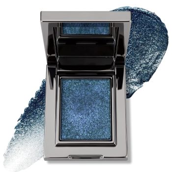 Glitter Eyeshadow,Navy Blue Shimmer Holographic Iridescent Eye Shadow Palette, Metallic Eyeshadow Palette, High Pigmented Long-Lasting Waterproof Eye Shadow, Thanksgiving Eye&hellip;