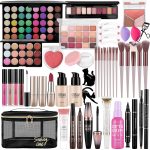 Makeup Kit for Women：Foundation Eyeshadow Palette Makeup Brushe Makeup Set | Full Kit Makeup, All In One Makeup Gift Set for Women and Beginner, Thank You Gifts, Graduation Gifts