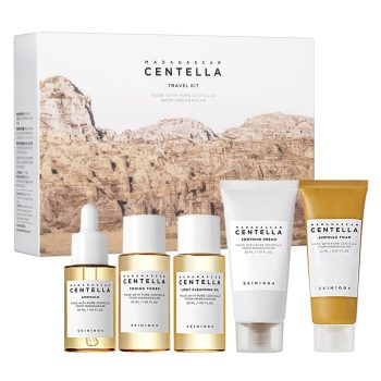 SKIN1004 Centella Travel Kit, Korean Skin Care Set of 5, Travel Size | A Travel Size Skincare Gift Set with Toner, Serum, Oil Cleanser, Face Wash, and Moisturizer, Made with&hellip;